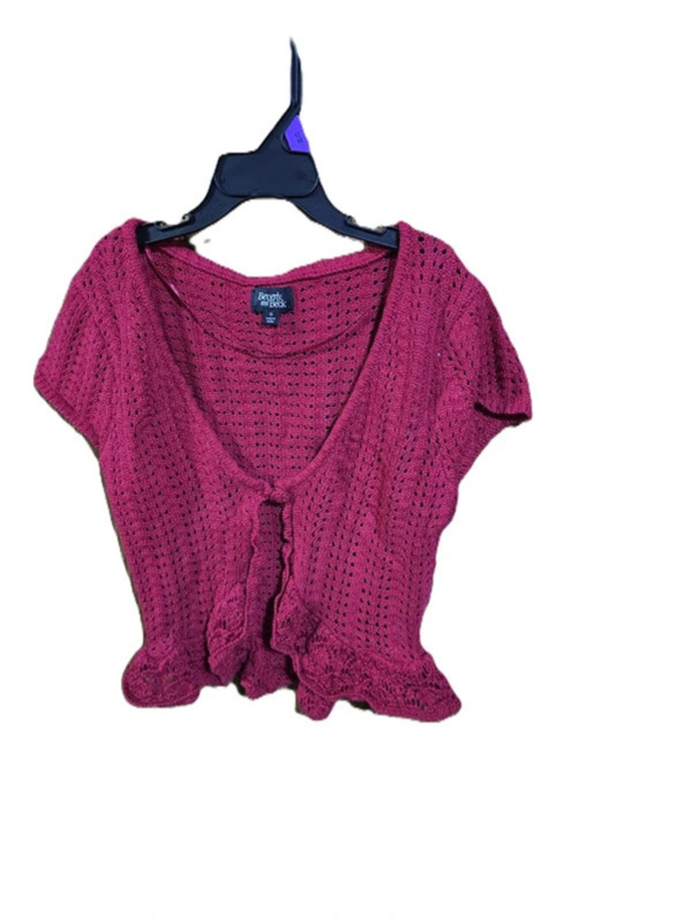 Beverly & Beck Red Knitted Vest